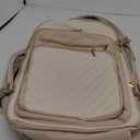 LOVEVOOK Large Travel Backpack for Women, Carry On Bag Flight Approved, 40L TSA Personal Item Travel Bag with 3 Packing Cubes, Waterproof 17 Inch Laptop Hiking Casual Backpack (Beige & Apricot-a)