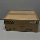 Emak Brushed Nickel Vanity Lights for Bathroom, Modern 22 Inch Bathroom Light Fixtures, 2-Light Cylinder Wall Sconces with Clear Glass Shade for Bathroom, Bedroom, Hallway, VL085-BN-2