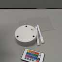 Acrylic Dry Erase Board with Light, LED Message Board, DIY Note Memo Board with 16 Colors Remote Control/2 Power Modes, 7.15.7Rewritable Clear Desktop Night Light for Room Decor Christmas Gift, White