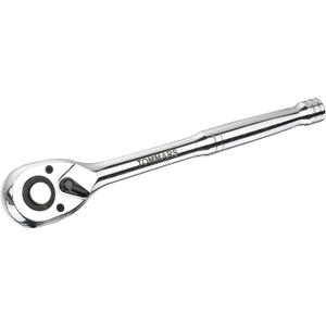 TOMMARS 1/2" Drive Ratchet Wrench, 72-Tooth Quick-Release Reversible Socket Ratchet, 5 Swing Arc Mechanic Hand Tool, Automotive Repair & Gifts for Men