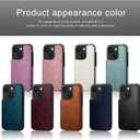 DJDUCK Designed for iPhone 15 Plus Case Wallet with Card Holder, [Magnetic Clasp Cover] [RFID Blocking Leather Protection] Shockproof Women Men Cases 6.7 Inch for Apple 15 Plus Sea Green