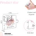 Bestie Gifts for Women Friendship 3.93.20.4 Inch Acrylic Puzzle Desk Decor - Unique BFF Keepsake Gift for Birthday, Christmas, Anniversary - Bestie Present Idea