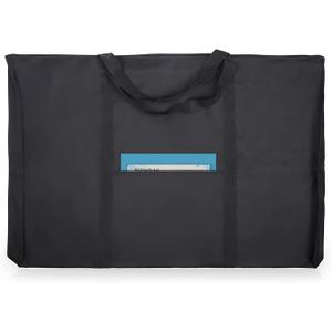 JJRING Dacron Light Weight Art Portfolio Tote Bag, 25'' x 37'' for 24'' x36'' Black Carrying Storage Case For Poster, Sketching, and Drawing