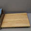 Whitmor Supreme Microwave Cart with Locking Wheels - Chrome with Food Safe Cutting Board 16 x 22.5 x 34 inches