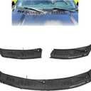 KUAFU Windshield Wiper Cowl Cover Panel Compatible with 2015-2020 Ford F150 Replacement for FL3Z15022A69B Left & Right Front Windshield Wiper Cowl Grille Insert Panel