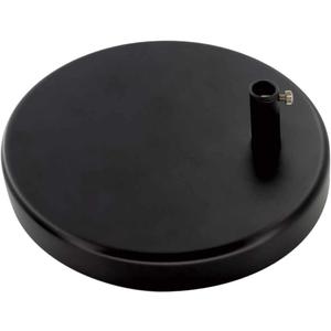 Desk Lamp Base: Round inches Mounting Stand for Desk Lamps,Magnifying Glass with Light,Mic Arm Desk Mount,Swing Arm Desk Lamp,for Home Office,Compatible for lk-1 cl-2 (Black)