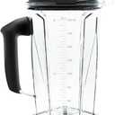 Blender Pitcher 64 oz. -60865, Clear, 5200 Replacement Container for 4500,5000,5300,6000,6300,6500,7500,200,300,500,750,780,VM0102,VM0103, etc.