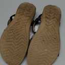 Littleplum Womens Sandals Arch Support Summer Beach Sandals Comfort Walking Shoes Bohemian Flip Flops Sandals for Women (7, Casual Black)