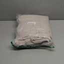 LOVQUE Bedding Duvet Cover Queen Size, 100% Washed Cotton Linen Like Natural Bedding Set with Zipper Closure (No Comforter), 90x90, Light Linen Grey