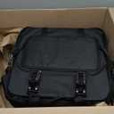 Rhinowalk Motorcycle Saddlebag Waterproof 25L Expandable Side Bag Quick Release Motorbike Luggage Pack Fits Most Adventure & Sports Bike Racks (Black, 1 Pack)