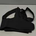 Fit Geno Posture Corrector for Women Invisilite: Invisible Lightweight Back Brace for Neck Shoulder & Upper Back Pain Relief - Improve Posture Correct Hunchback Slouching Under Clothes X-Large (XL (Under Bust 38"- 43"), Black)