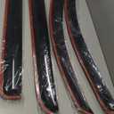 Window Visors Rain Guards for Chevy Silverado/GMC Sierra 1500 2500HD 3500HD Double/Extended Cab 2014-2018,Side Wind Deflectors Vent Guard Shade Sun Smoke 94528, 4-Pieces Set