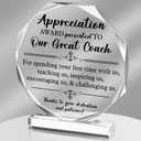 Panelee Thank You Gifts for Women Men Acrylic Appreciation Inspirational Gift Office Coworker Farewell Acrylic Sign Table Decor for Home(Elegant)