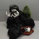 JOYIN 3 Pcs Halloween Hanging Grim Reapers, one 63 Two 47 Grim Reapers, Halloween Skeleton Outdoor Decoration Flying Ghost for Haunted Haunted House Prop, Party Supplies Decor