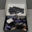 5 in 1 Hair Dryer Brush Set,Professional Negative Ionic Hot Air Styler, Air Curling Wrap Styler,Detachable Blow Dryer Brush With Auto Wrap Curlers,Hair Styling Tools For Straight/Curl/Drying/Smoothing (Blue Gold)