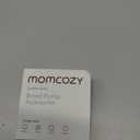 Momcozy Flange Insert 17mm Compatible with 24mm Flange/Shield of Most Pumps, Insert for Breast Pump Replacement Accessories, 4PCS 17mm (Transparent)