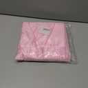 Newrara Adult Shiny Graduation Cap and Gown Tassel Set for High School & Bachelor (48, Pink)