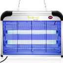 Electric Bug Zapper, 2800V High Grid Indoor Mosquito Killer with 20W Lamps, Plug-in Hanging Insect Trap for Mosquitoes, Moths, Gnats, Flies and Flying Insects Indoor Use