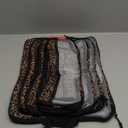 U+U 4 Set Compression Packing Cubes - Ultralight Travel Organizers, Space-Saving Suitcase Organizer, Expandable Packing Cubes for Travel and Family Vacation (Paisley Pattern)