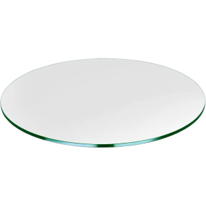 32 inch Round Glass Table Top - Tempered - 1/4" Thick Glass Surface, Safe Flat Polished, Multipurpose for Dining Table, Patio, Coffee and End Table