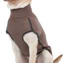 Dog Sweater Pullover Cold Weather Vest for Dogs Dog Sweatshirt & Jacket for Indoor and Outdoor Use (XX-Large, Brown)