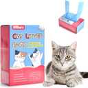 Cat Litter Bags, 120 Count, Ultra Thick, Scented, Leak-Proof, Disposable, 15 Liters Capacity (Opaque light blue)