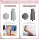 Upgraded Electric Callus Removers for Feet, Electric Foot Callus Remover, Rechargeable Portable Electronic Foot File Pedicure Tools, Professional Pedi Feet Care for Dry/Dead Skin, for Feet & Hands (Pink)