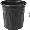 JERIA 100-Pack 1 Gallon Flexible Plant Nursery Pots with 100Pcs Plant Labels,Thickened Soft Plastic Seedling Pots,Seed Starting Pot Flower Plant Container for Succulents，Seedlings