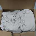 MIULEE Natural Beige Linen Cotton Table Cloth Rectangle Tablecloth Spring Waterproof Spillproof Cross-Star Textured Table Cloth Decorative Farmhouse Style for Dining Party Weddings 52x70 Inch