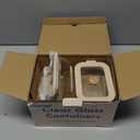 Ziruma Non-Toxic 1.5 cup Glass Food Storage Containers with Lids - Overnight Oats, Plastic Free Meal Prep, Reusable, Airtight, Microwave and Freezer Safe, 4 Pack