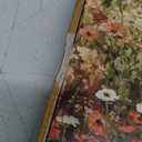 Framed Canvas Wall Art Vintage Decor, Vintage Painting Wall Art Prints, Landscape Wall Art for Living Room Decor Bedroom Home Bathroom Wall Decor (Wildflower Field) (16"L x 12"W)