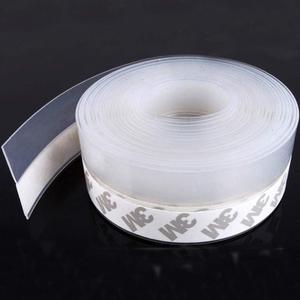 TAROSE Weather Stripping, Silicone Door Seal Strip Door, Window, Transparent 16 Feet Long (Width 25mm) (Lucent)