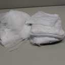 Pearl Table Runner 29 x 120 Inch Tulle Fabric Lace Table Runners for Bridal Shower Birthday Party Wedding Arch Dessert Table Decor(1 Pack, White)