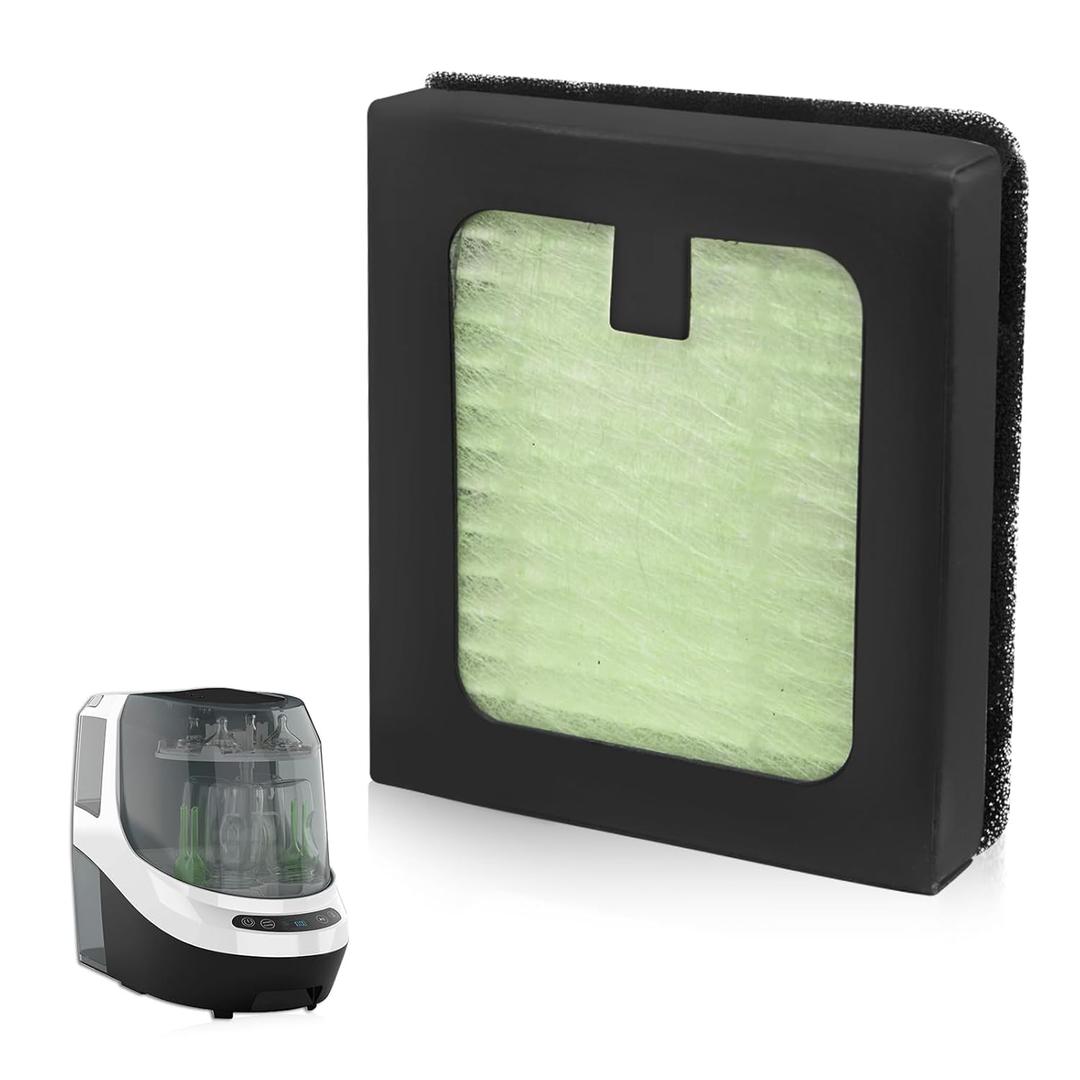 HEPA Filter Replacement Compatible with Baby Brezza Bottle Dryer Advanced and Baby Brezza Bottle Washer Pro (1-Pack)