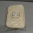 2 x 2025 Graduation Gifts for Her Women Girls,Personalized Belt Bag Waist Packs Trendy Fanny Pack Crossbody Bags,Initial White A,Cream Bag