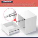 homdiy 10 Pairs Soft Close Drawer Slides 22 Inch Heavy Duty Side Mount Rail