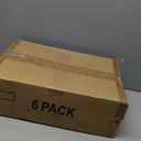 YKLSLH Hat Organizer Box, 6 Boxes for 40 Pack Hats, Upgrade Harder Solid Plastic Hat Organizer for Baseball Caps, Clear Hat Storage with Magnetic Door, Hat Rack Holder Case, White