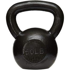 Amazon Basics Cast Iron Kettlebell 50lbs