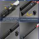 ANASABER Lightsaber, Double-bladed Dueling Light Saber, 4 Sound Fonts, 12 RGB Colors FX Metal Hilt Light Sabers 40inch Real Light Sabers 2pack for Adults/Kids Birthday Xmas Gift, Halloween Cosplay