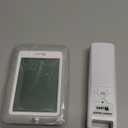 Indoor Outdoor Thermometer Wireless Weather Station, Temperature Humidity Monitor Battery Powered Inside Outside Thermometers with 330ft Range Remote Sensor and Backlight DisplayWH01 (White)