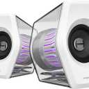 Edifier G2000 Pro 64W Desktop 2.0 Computer Gaming Speakers for PC Laptop Mac Woofer Bluetooth USB 3.5mm AUX Inputs RGB Lights Multimedia Speakers White