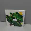 Magnetic Christmas Tree for Refrigerator, Soft Magnetic Ornaments Set, Reusable Holiday Decor for Kids & Family, Lovely Xmas Decoration for Home, Kitchen, Office (Xmas Tree-A)