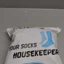 Facool Wide Loose Top Crew Socks, Mens Diabetic Cotton Non-Binding Thin Diabetes Neuropathy Long Cushioned Socks with Seamless Toe, 6 Pairs Black XXL