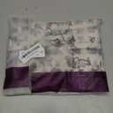 jinchan Tie Up Valance Curtain Floral Linen for Windows Farmhouse Valance 36 Inch Peonies Botanical Short Window Treatment Adjustable Length for Kitchen Living Room Light Filtering 1 Panel Black, 42"W x 36"L (Pack of 1), Alice | Black on Linen