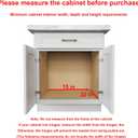 Sikarou Pull Out Cabinet Organizer,Heavy-Duty Slide Out Shelf, Wood and Wire Basket, Pull Out Drawer for for Kitchen Under Sink Space, Pantry, Bathroom, 2 Tie 14 * 21 in