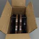 Lazy Susan Organizer Spice Rack - Spice Organization for Cabinet Height Adjustable Rotating Lazy Turntable, Pantry Kitchen Wood Revolving Seasoning Organizer (Vintage, 9 Inch)