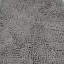 GORILLA GRIP Bath Rug Mat, Thick Soft Absorbent Chenille, Quick Dry Microfiber Mats, Rubber Backing Washable Shower Floor Rugs, Bathmat Runner, US Designed Bathroom Home Decor Accessories 24x17, Grey