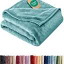 Ultra Soft Fleece Blanket King Size - Flannel Fleece Luxury King Blanket - Lightweight for Couch Bed Chair - Thick, Warm & Breathable - All Season Cozy Fuzzy, Anti-Static Microplush Bedding, Turqoise