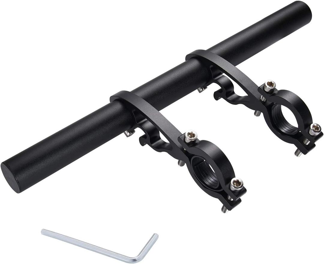 Yizhet Bike Handlebar Extender, Bicycle Handlebar Extension Lightweight Durable Double Bike Handlebar Bracket for Holding Bicycle Speedometer, GPS, Phone Mount Holder