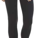 Energy Zone Womens Cotton Stretch High Waist Ankle Legging (X-Large, Deep Black)